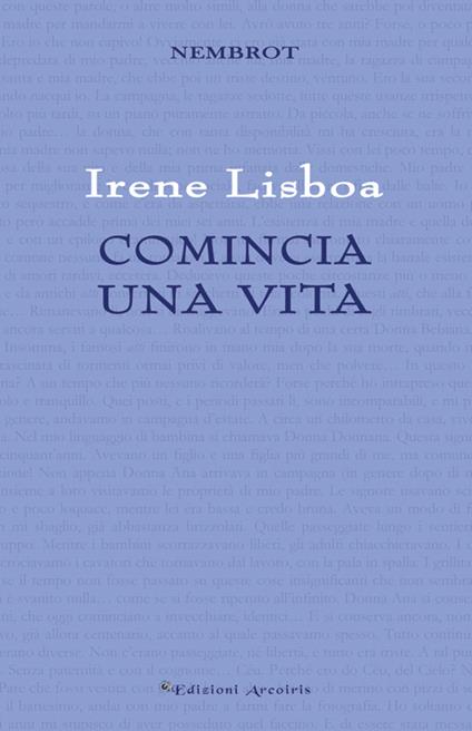 Comincia una vita - Irene Lisboa - copertina