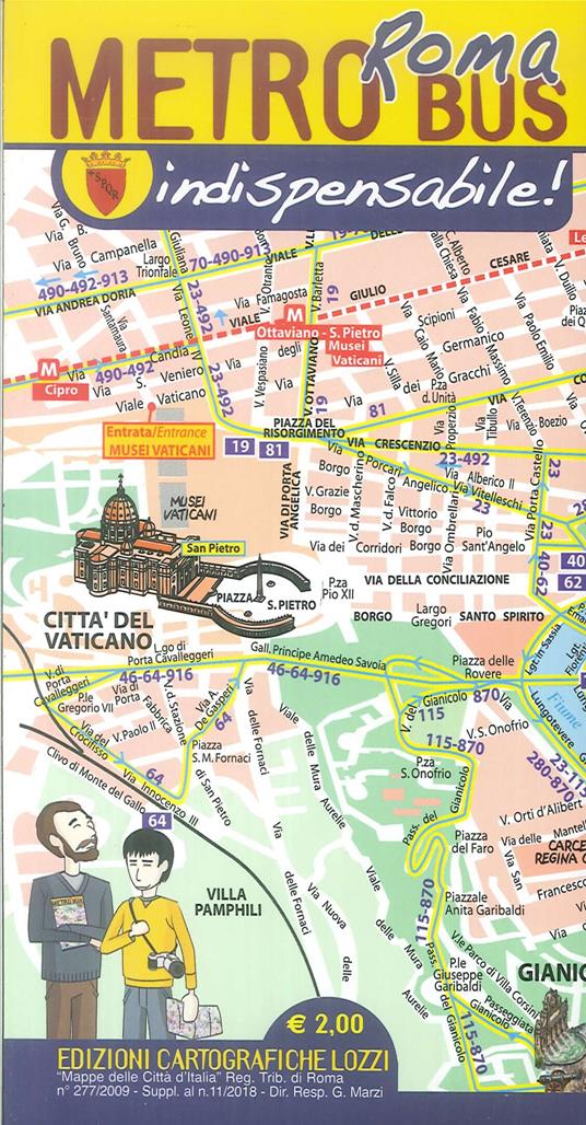 Indispensabile. Mappa Roma - Giacomo Bassi - copertina