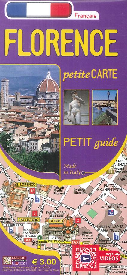 Pianta Firenze mini map. Ediz. francese - copertina
