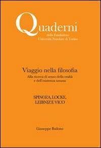 Viaggio nella filosofia. Spinoza, Locke, Leibniz e Vico - Giuseppe Bailone - copertina