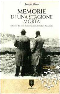 Memorie di una stagione morta - Miran Reuven - copertina