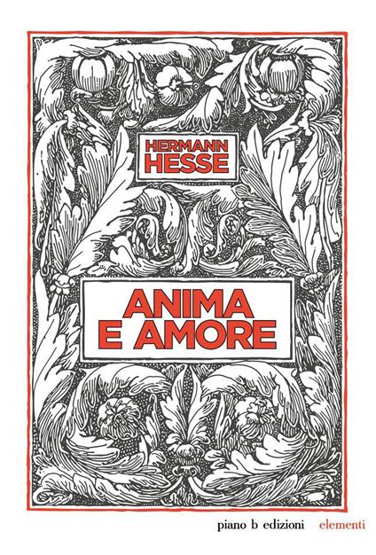 Anima e amore - Hermann Hesse - copertina