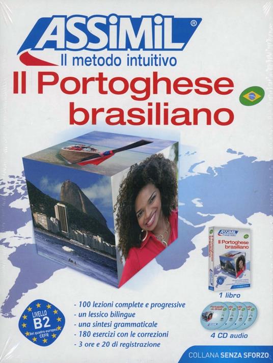 Il portoghese brasiliano. Con 4 CD Audio - Juliana Grazini Dos Santos,Monica Hallberg,Marie-Pierre Mazéas - copertina