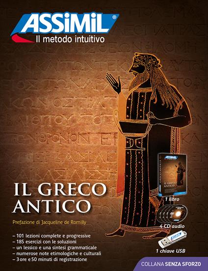 Il greco antico. Con audio MP3 su memoria USB. Con 4 CD-Audio - Jean-Pierre Guglielmi - copertina