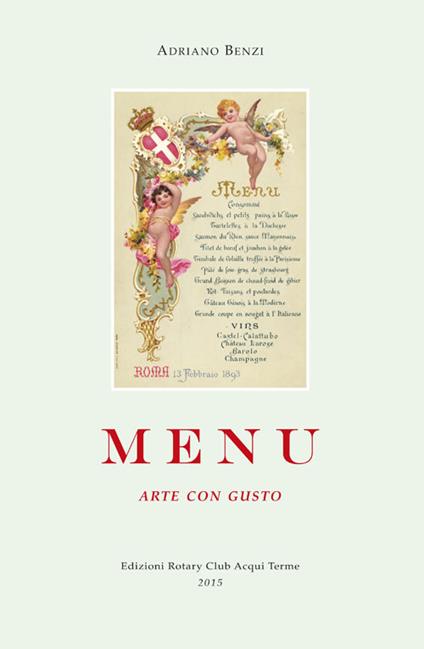 Menu. Arte con gusto - Adriano Benzi - copertina