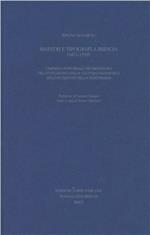 Maestri e tipografi a Brescia (1471-1519). L'impresa editoriale dei Britannici fra cultura umanistica e istituzioni civili nell'occidente della Serenissima