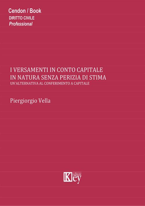 I versamenti in conto capitale in natura senza perizia di stima. Un'alternativa al conferimento a capitale - Piergiorgio Vella - copertina