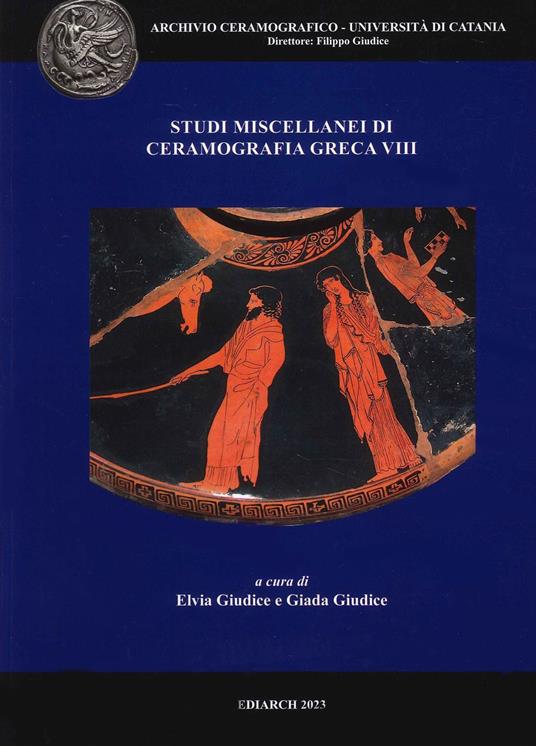 Studi miscellanei di ceramografia greca. Vol. 8 - copertina