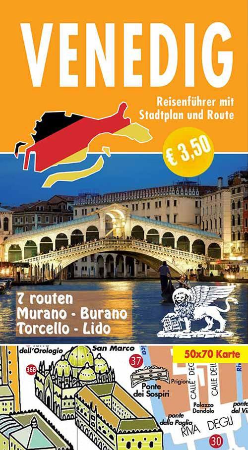 Venedig. Kleiner Reiseführer mit Stadtplan und Rroute - copertina