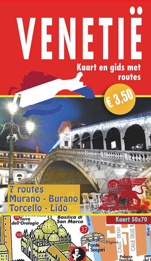 Venezia. Mappa e guida con itinerari. Ediz. olandese - copertina