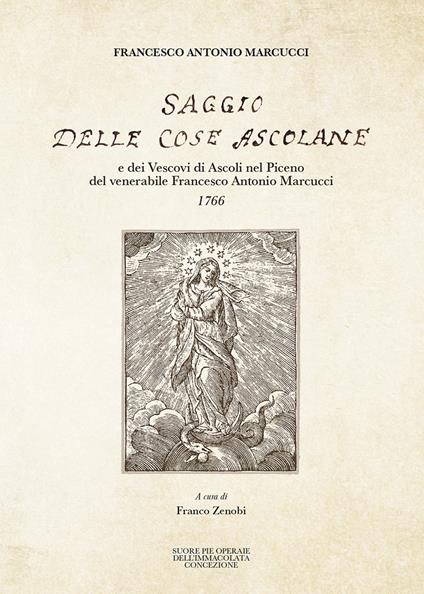 Saggio delle cose ascolane - Francesco Antonio Marcucci - copertina