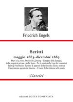 Scritti. Maggio 1883-dicembre 1889