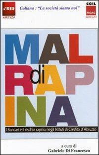 Mal di rapina - copertina