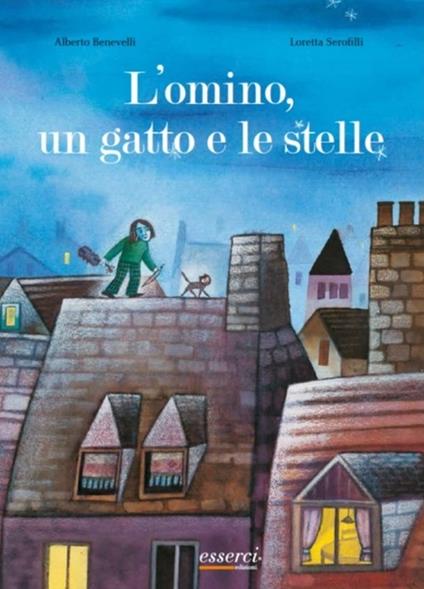 L' Omino, un gatto e le stelle - Alberto Benevelli - copertina