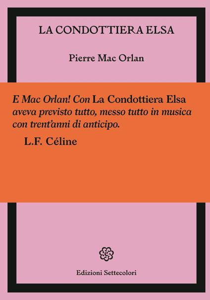 La condottiera Elsa - Pierre Mac Orlan - copertina