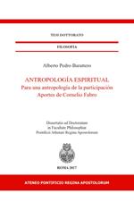 Antropología espiritual. Para una antropología de la participación. Aportes de Cornelio Fabro