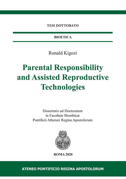 Parental responsibility and assisted reproductive technologies - Ronald Kigozi - copertina