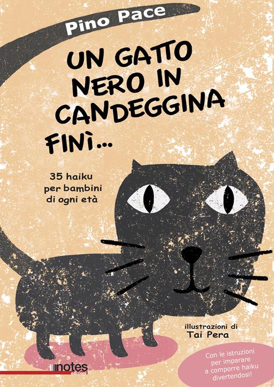 Un gatto nero in candeggina finì... 35 haiku per bambini di ogni età - Pino Pace - copertina