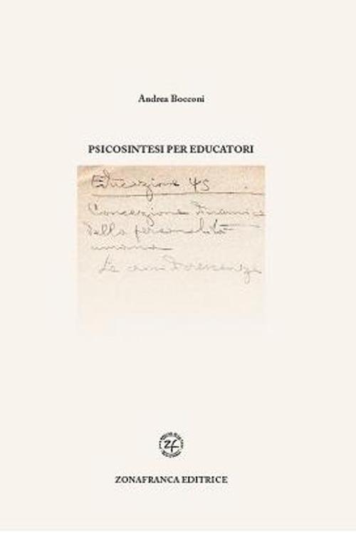 Psicosintesi per educatori - Andrea Bocconi - copertina
