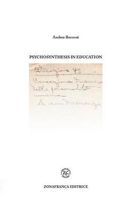 Psychosynthesis in education - Andrea Bocconi - copertina