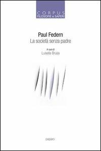 La società senza padre - Paul Federn - copertina