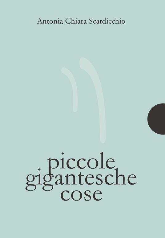 Piccole gigantesche cose - Antonia Chiara Scardicchio - copertina