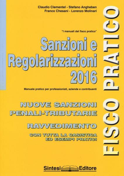 Sanzioni e regolarizzazioni 2016 - copertina