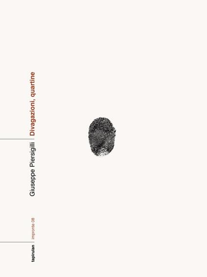 Divagazioni, quartine - Giuseppe Piersigilli - copertina