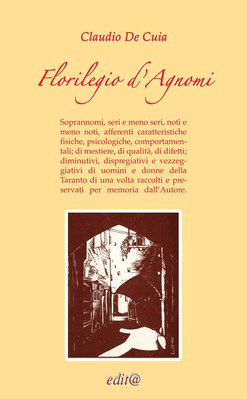 Florilegio d'agnomi - Claudio De Cuia - copertina