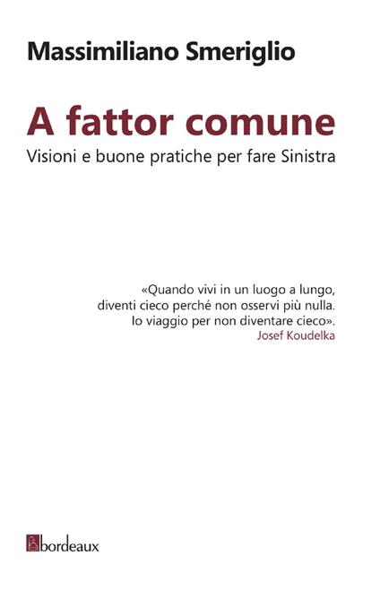 A fattor comune. Visioni e buone pratiche per fare sinistra - Massimiliano Smeriglio - ebook