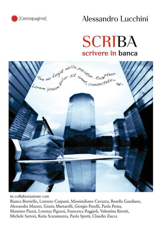 Scriba. Scrivere in banca - Alessandro Lucchini - copertina