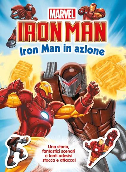 Iron Man. Con adesivi. Ediz. illustrata - copertina