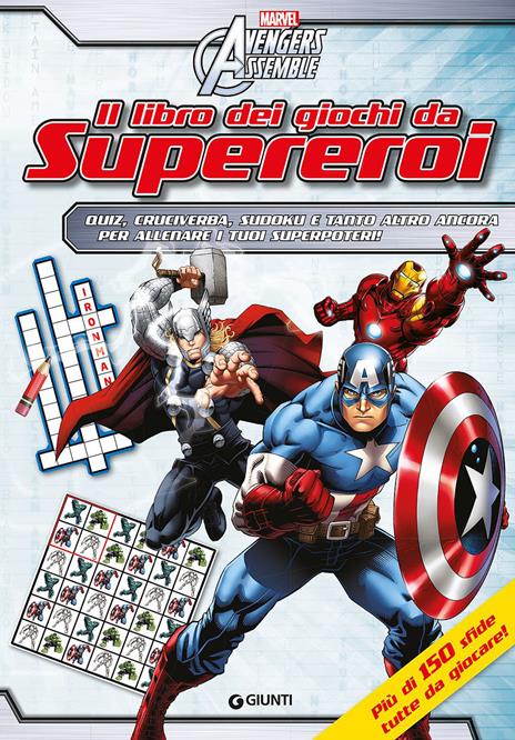 Avengers assemble. Il libro dei giochi da supereroi - copertina