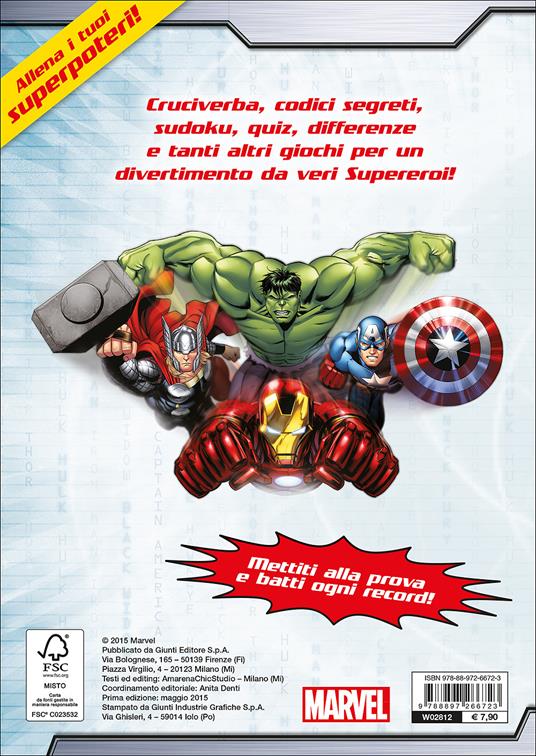 Avengers assemble. Il libro dei giochi da supereroi - 2