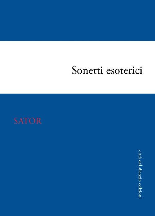 Sonetti esoterici - Sator - copertina
