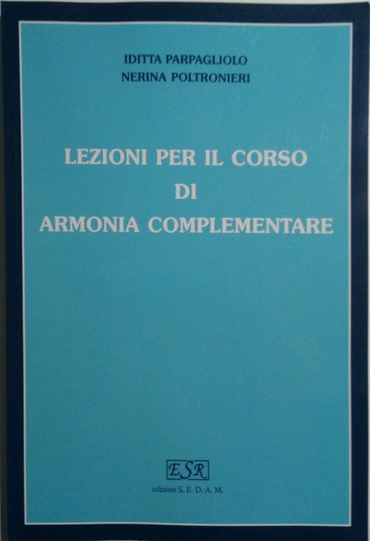 Lezioni corso armonia completo - Nerina Poltronieri - copertina