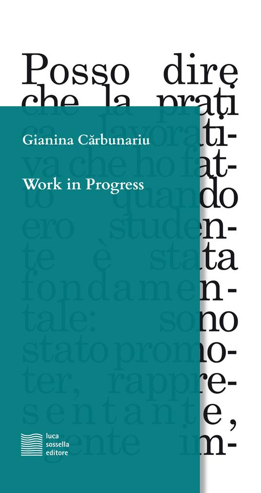 Work in progress - Gianina Carbunariu - copertina