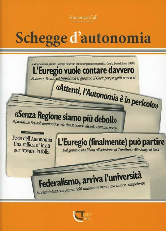 Schegge d'autonomia - Vincenzo Calì - copertina