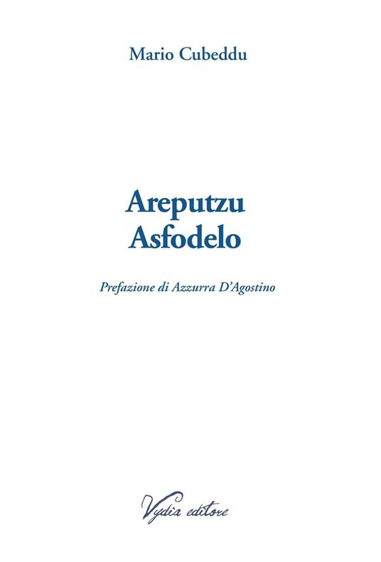 Areputzu Asfodelo - Mario Cubeddu - copertina