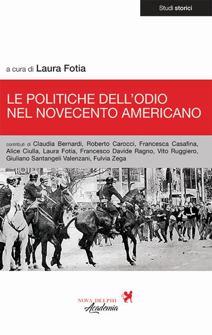 Le politiche dell'odio nel Novecento americano - copertina
