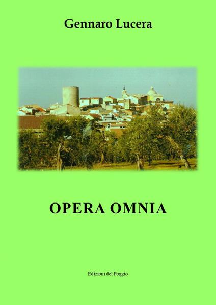 Opera omnia - Gennaro Lucera - copertina