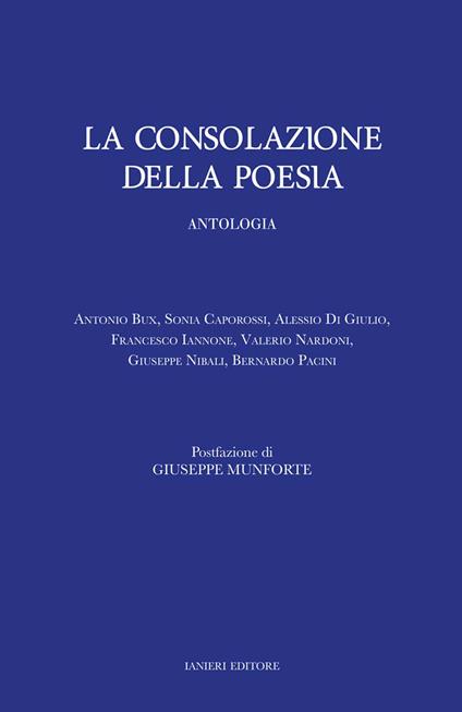 La consolazione della poesia - copertina