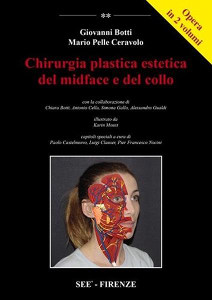 Chirurgia plastica estetica del midface e del collo - Giovanni Botti,Mario Pelle Ceravolo - copertina