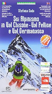 Carta n. 97. Sci alpinismo in Val Chisone, Val Pellice e Val Germanasca 1:25000 - copertina