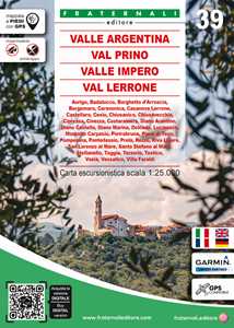 Carta n. 39. Valle Argentina, Valle Prino, Valle Impero, Val Lerrone