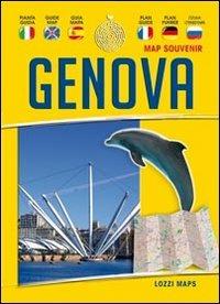 Genova map souvenir. Guida e mappa - copertina