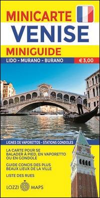 Venezia. Miniguida e minimappa. Ediz. francese - copertina