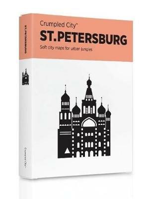 Crumpled city map. St. Petersburg - copertina