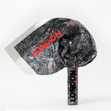 Crumpled city from the air. London - copertina