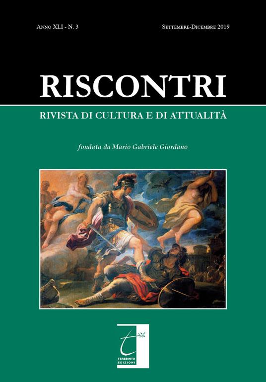 Riscontri. Rivista di cultura e di attualità (2019). Vol. 3 - copertina